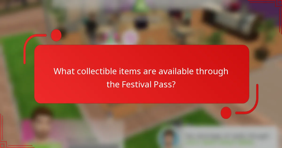 What collectible items are available through the Festival Pass?